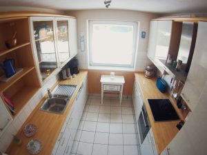 Küche Ferienwohnung KüstenMuschel Otterndorf